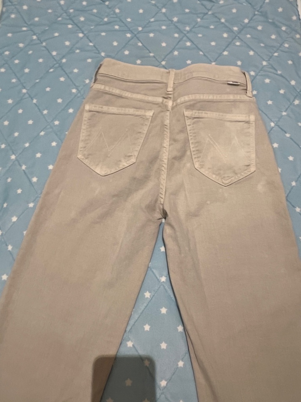 MOTHER The Insider Ankle Fray Chalk It Up Jean size 24 great condition - Picture 13 of 16